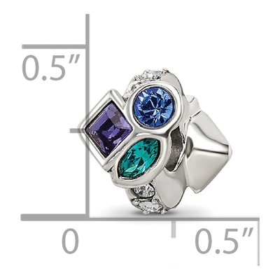 Sterling Silver Crystal Bead – view 5