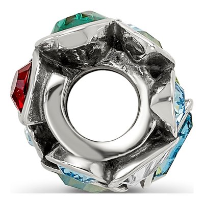 Sterling Silver Crystal Bead – view 3