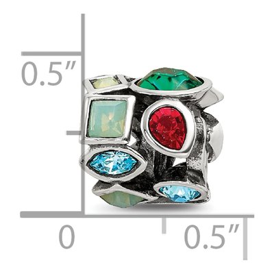 Sterling Silver Crystal Bead – view 5