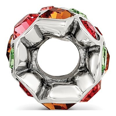 Sterling Silver Crystal Bead – view 3