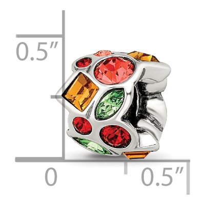 Sterling Silver Crystal Bead – view 5
