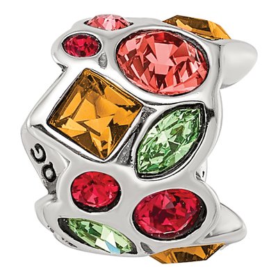 Sterling Silver Crystal Bead – view 6
