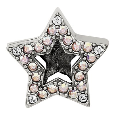 Sterling Silver Crystal Star Bead – view 4