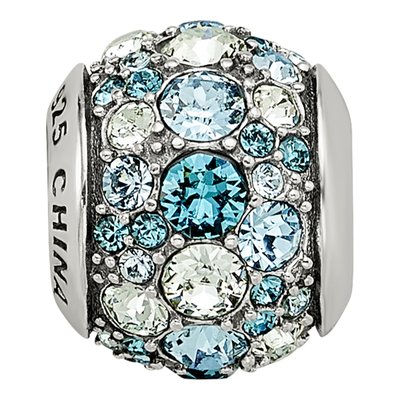 Sterling Silver Crystal Seaside Bead – view 4