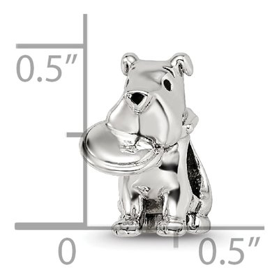 Sterling Silver Dog Bead – view 6