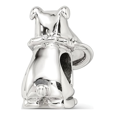 Sterling Silver Dog Bead – view 7