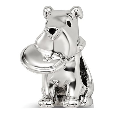 Sterling Silver Dog Bead