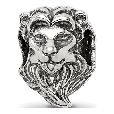 Sterling Silver Lion Bead