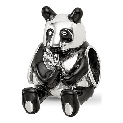 Sterling Silver Mama Panda Bead