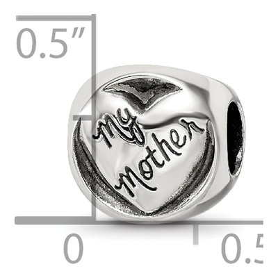 Sterling Silver My Mother Friend Trilogy Bead – view 7