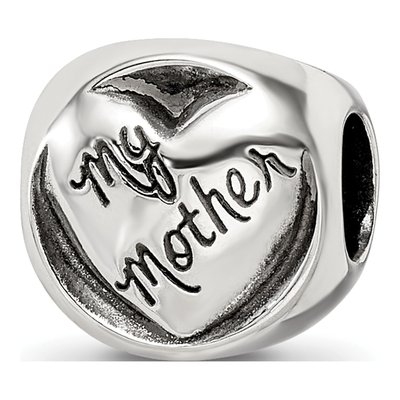 Sterling Silver My Mother Friend Trilogy Bead