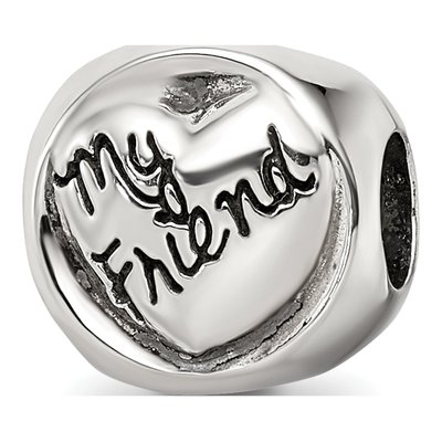 Sterling Silver My Sister Friend Trilogy Bead – view 5