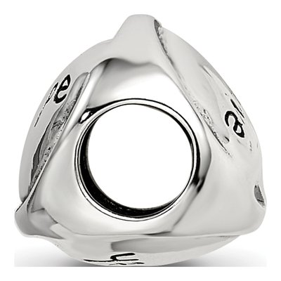 Sterling Silver Faith Hope Love Bead – view 3