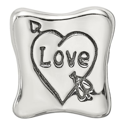 Sterling Silver Love Marriage Family Trilogy Bead – view 5