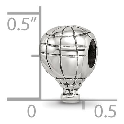 Sterling Silver Hot Air Balloon Bead – view 6
