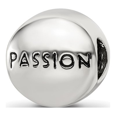 Sterling Silver Crystal July Passion Heart Bead – view 7
