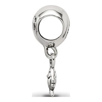 Sterling Silver Gone Fishin' Dangle Bead – view 3