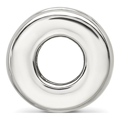 Sterling Silver Crystal Meandering Bead – view 3