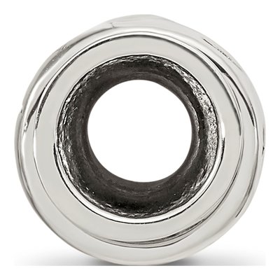 Sterling Silver Crystal Grandmother Spinner Bead – view 3
