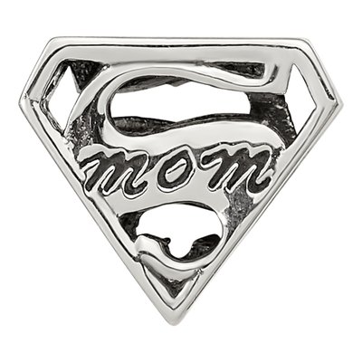 Sterling Silver Super Mom Bead – view 4