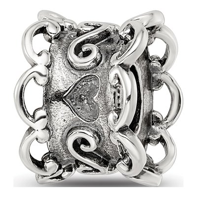 Sterling Silver Crystal Bridal Garter Bead – view 7