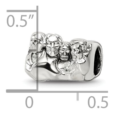 Sterling Silver Mount Rushmore Bead – view 5