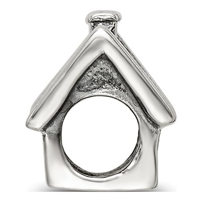 Sterling Silver House Bead – view 4