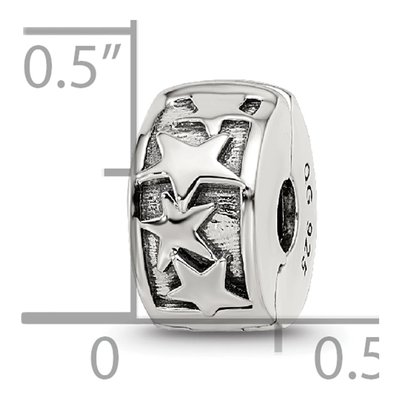 Sterling Silver Shooting Stars Clip Bead – view 4