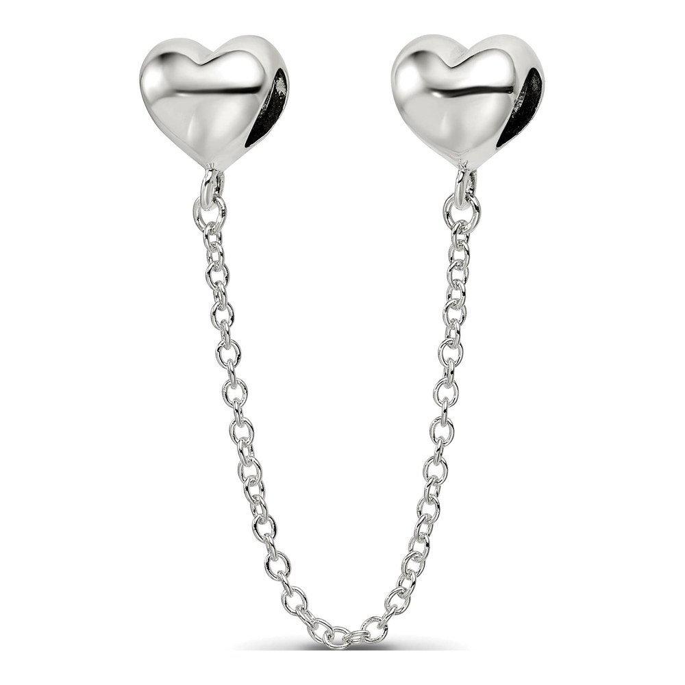 Sterling Silver Hearts Safety Bead