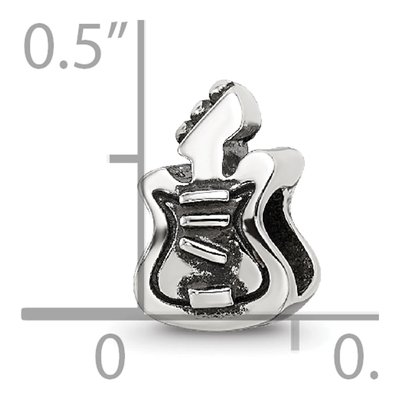 Sterling Silver Guitar Bead – view 5