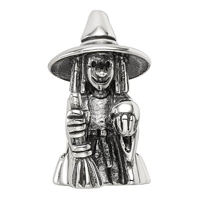 Sterling Silver Witch Bead – view 6