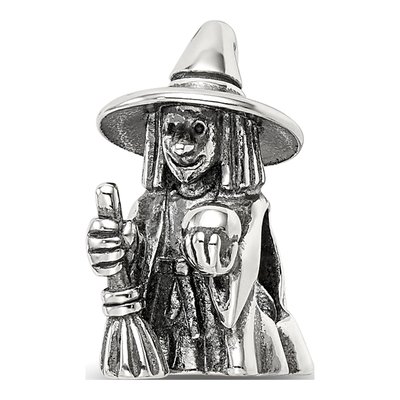 Sterling Silver Witch Bead