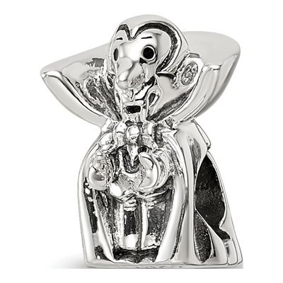 Sterling Silver Vampire Bead