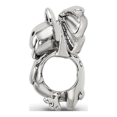 Sterling Silver Bat Bead – view 3