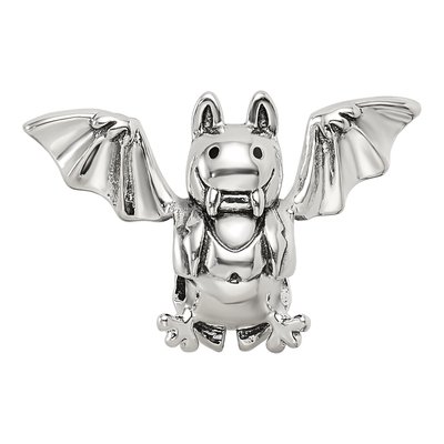 Sterling Silver Bat Bead – view 6