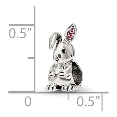 Sterling Silver Bunny Bead – view 5