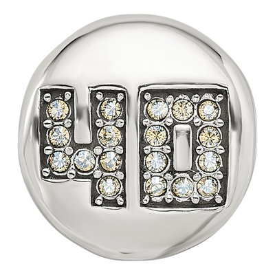 Sterling Silver Crystal Fabulous Bead – view 4