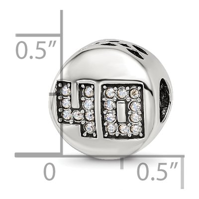 Sterling Silver Crystal Fabulous Bead – view 6