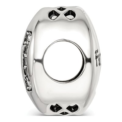 Sterling Silver Crystal Fantastic Bead – view 3