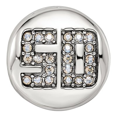 Sterling Silver Crystal Fantastic Bead – view 4