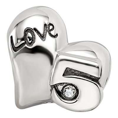 Sterling Silver Crystal 5th Anniversary Bead – view 4