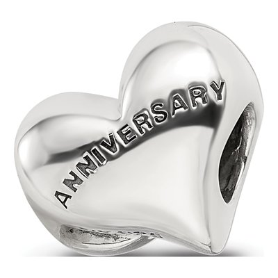 Sterling Silver Crystal 5th Anniversary Bead – view 6