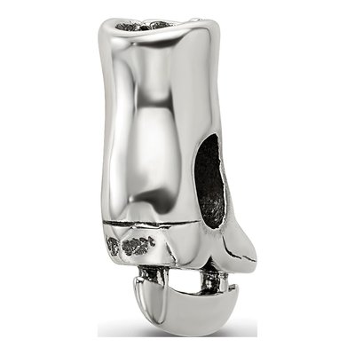 Sterling Silver Ice Skate Bead – view 7
