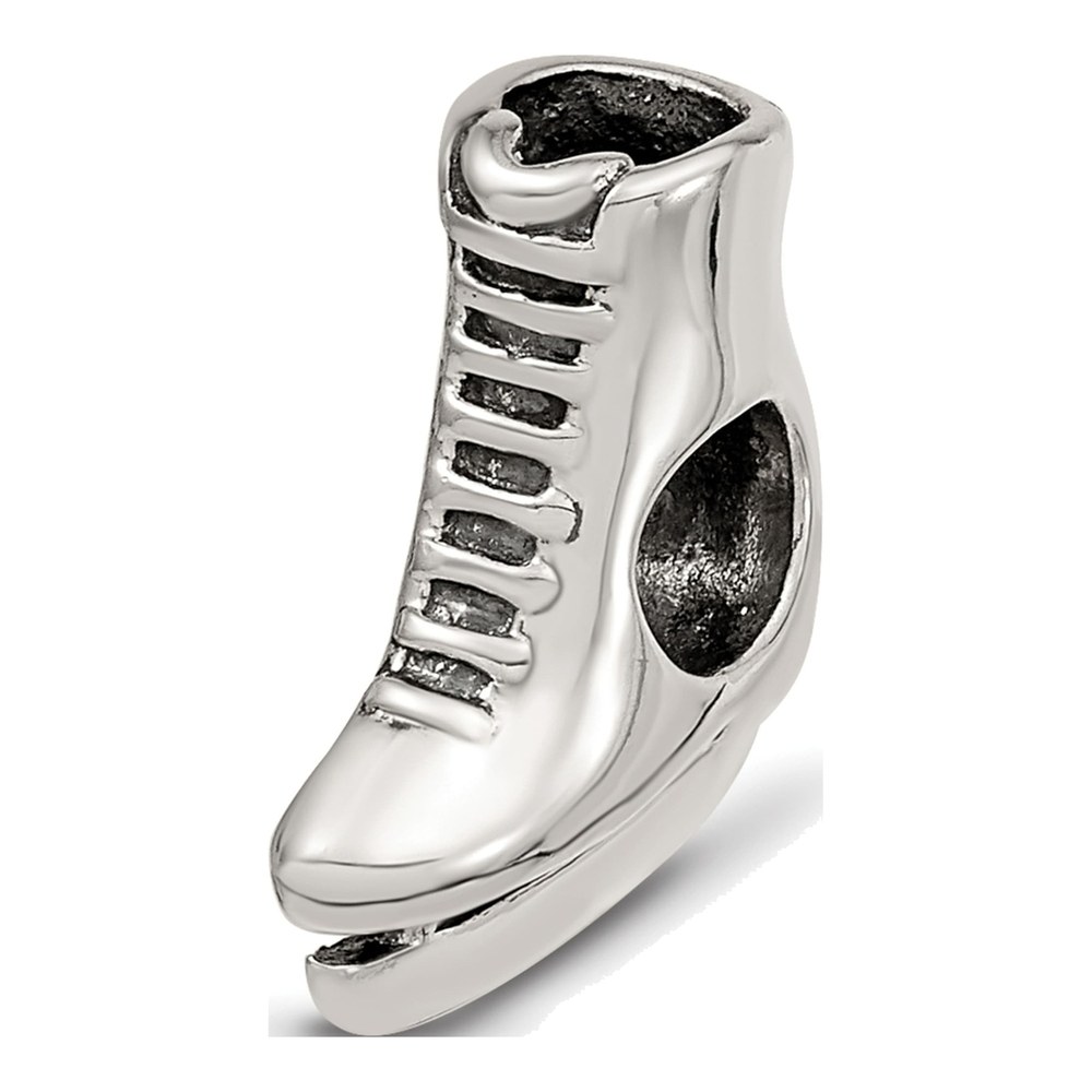 Sterling Silver Ice Skate Bead