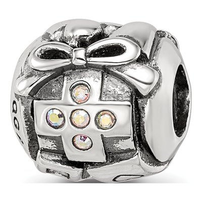 Sterling Silver Crystal Birthday Collage Bead – view 7