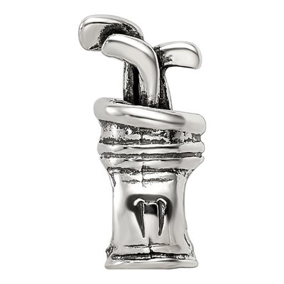 Sterling Silver Golf Bag Bead – view 5