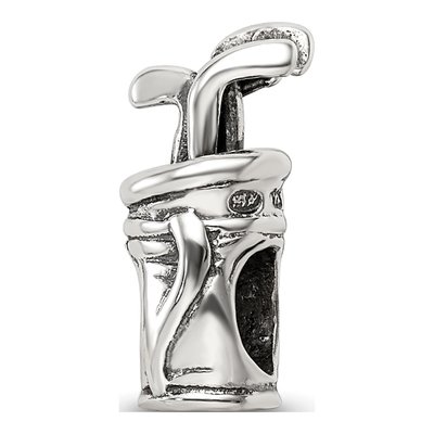 Sterling Silver Golf Bag Bead – view 7