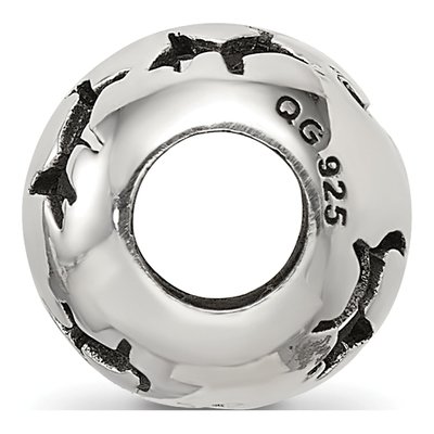 Sterling Silver Cutout Dog Bead – view 3