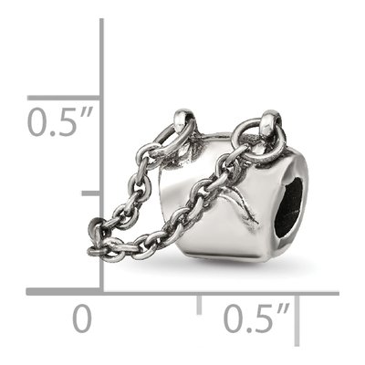 Sterling Silver Handbag Bead – view 6