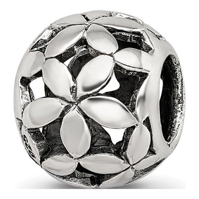 Sterling Silver Flower of Life Bead